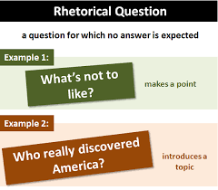 Wat is een retorische vraag?